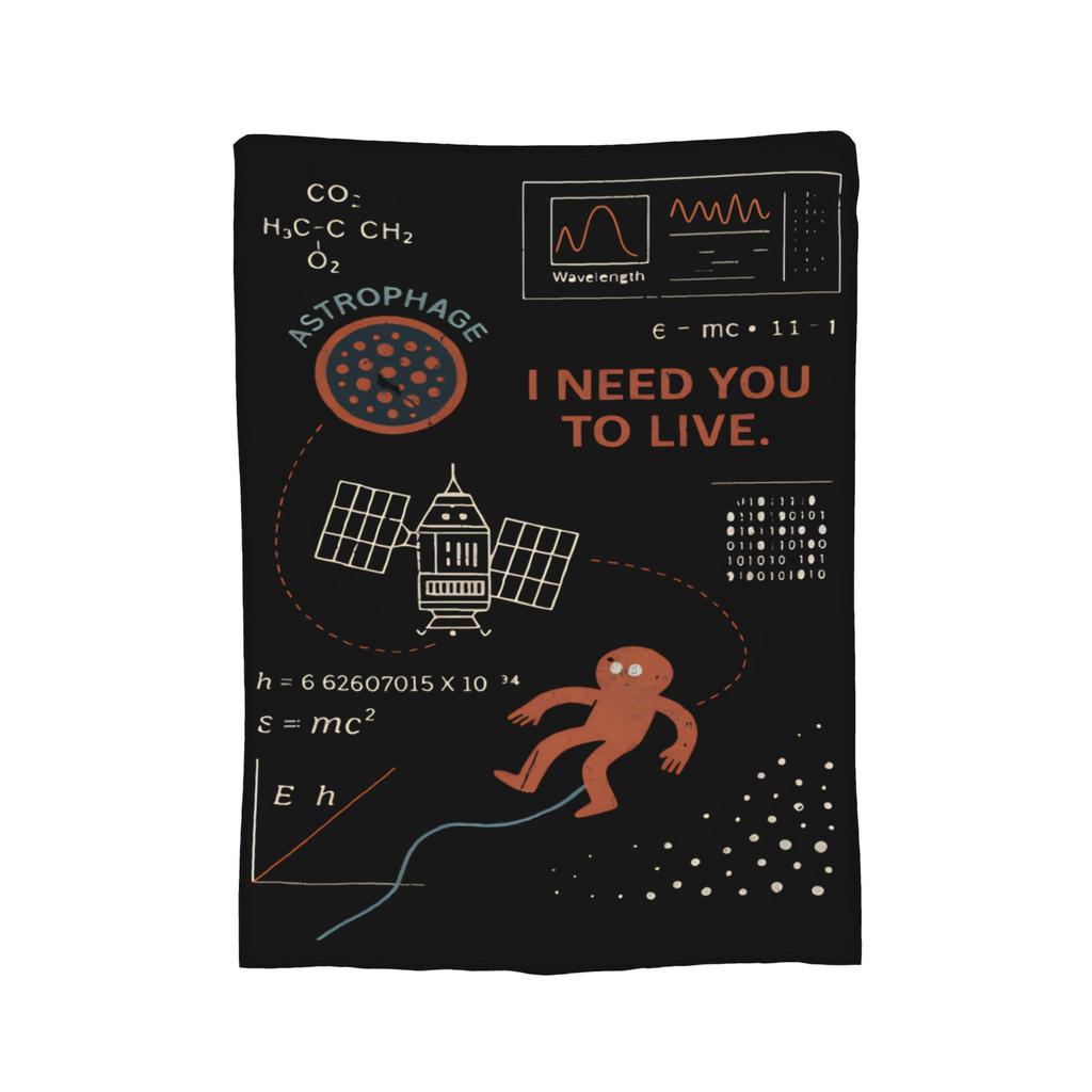 Project Hail Mary Rocky You Sleep I Watch Flannel Blankets Funny Throw Blanket for Home 125*100cm Bedspread,