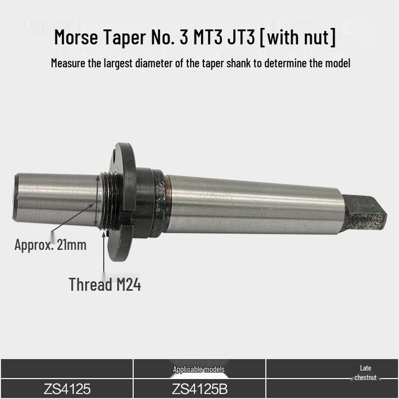 Morse Taper Drill Press Chuck Arbor Rod MT2 #3 B16 B18 JT3 Milling Machine Accessory Flat Tail Rear Pull