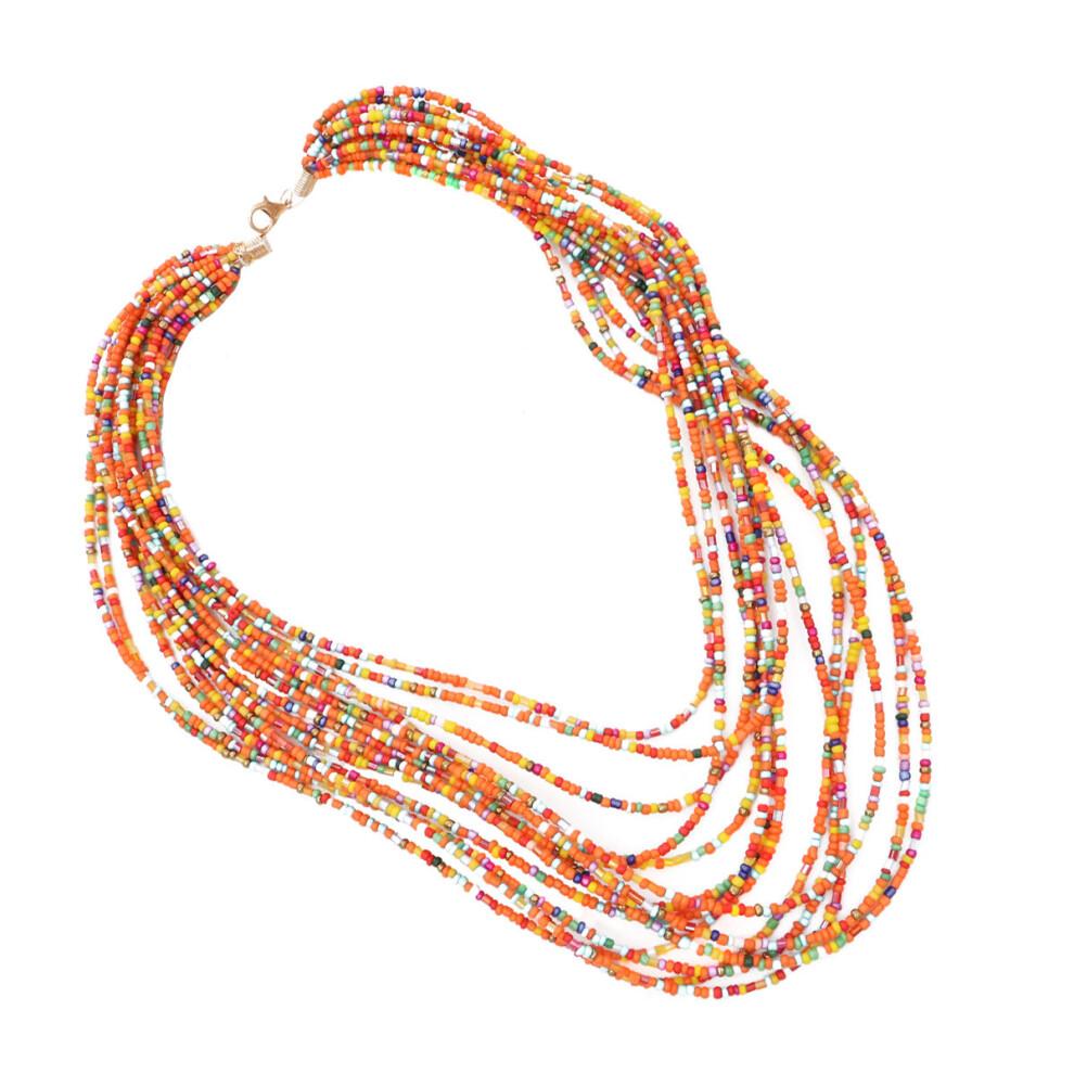 Raindrops 1set Statement Jewellery Sets Orange Plastic Style For Women