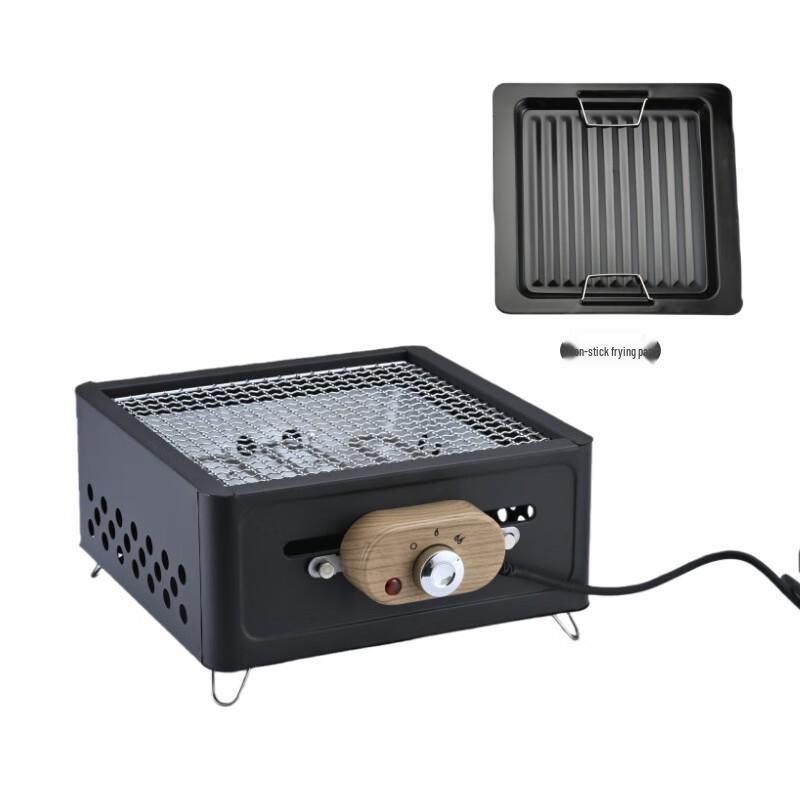 Portable Outdoor Charcoal Grill & Tea Stove Set