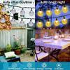 8 Modes Solar Light Crystal Ball 5M/7MLED String Lights Fairy Lights Garlands For Christmas Party Outdoor Decoration
