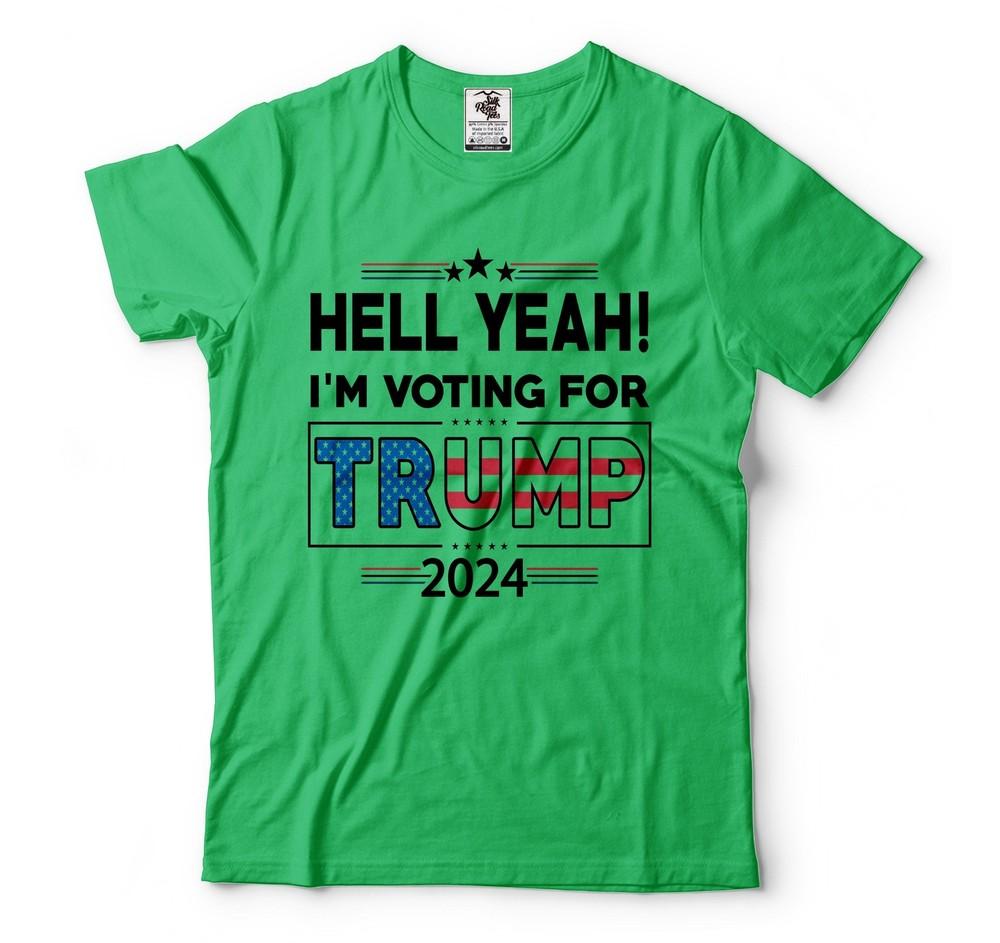 I Am Voting For Trump Shirt Trump Lover Gifts Trump 2024 Shirts Trump Gifts Unisex T-Shirt
