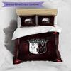 Braga FC Printed 3PCS Bedding Set Breathable Duvet Cover with Pillowcases Decorative Bed Linen for Bedroom Home