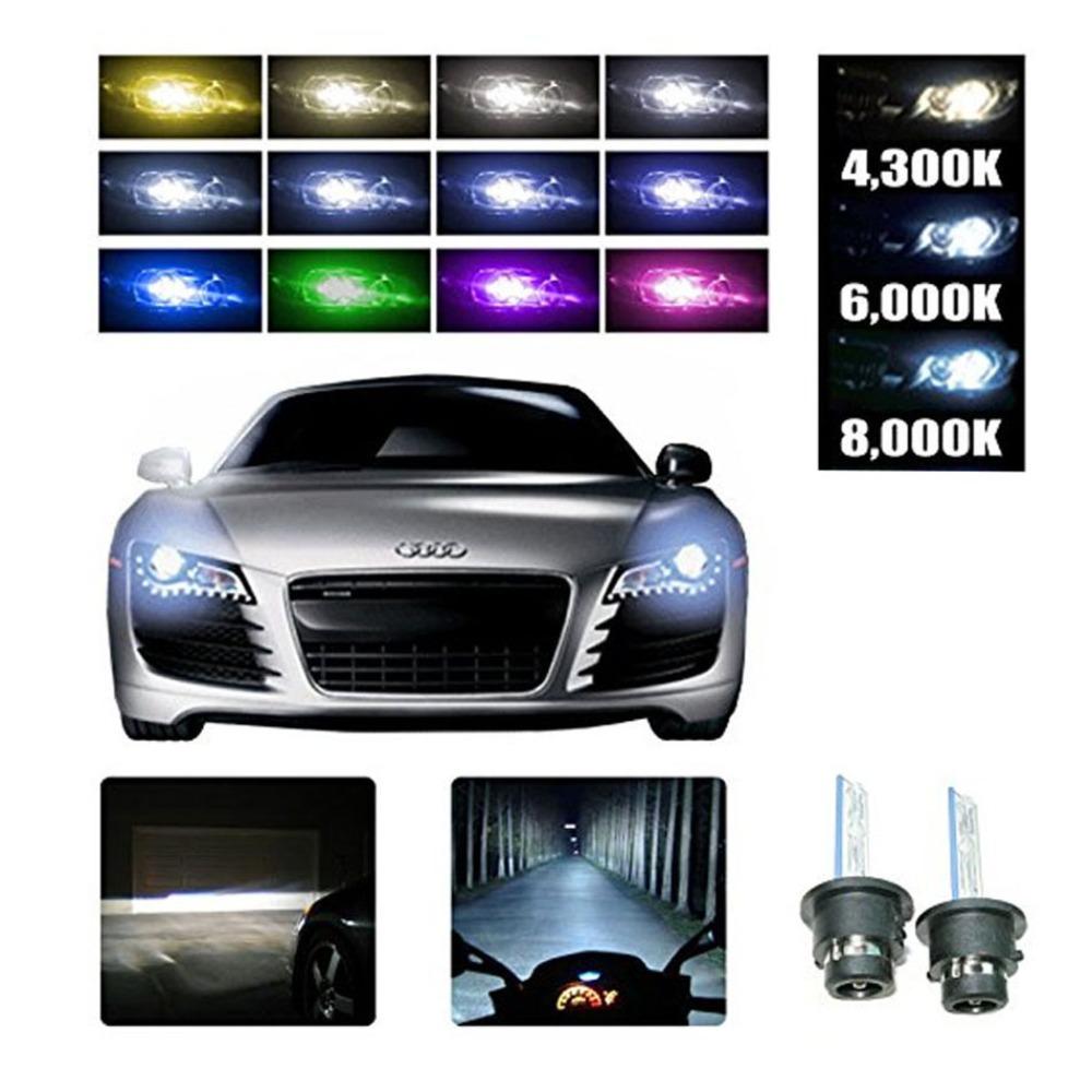 2 шт. 35 Вт ксеноновые фары 4300K/6000K/8000K светодиодные фары автомобильные аксессуары ксеноновые HID автомобильные лампы