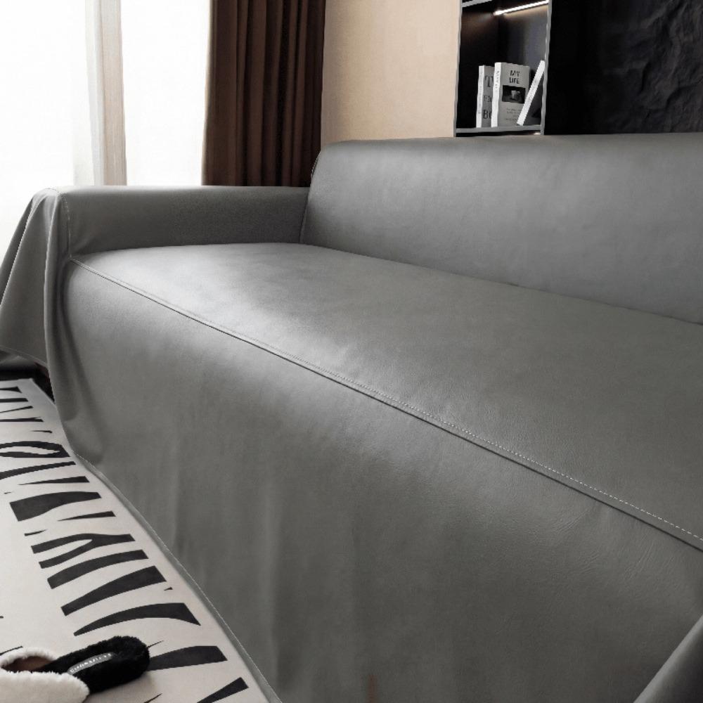 Stain-Resistant PU Leather Sofa Cover Anti-scratch Sofa Towel Durable Slipcover Living Room