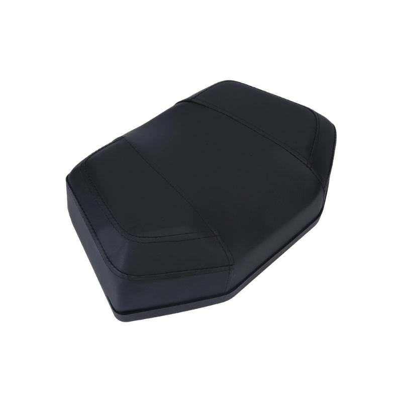 Rear Seat Backrest Cushion High Density for ATV, Black Passenger Support Pad with Padded Foam Feel, Contoured Shape, and Off-Road Riding Comfort