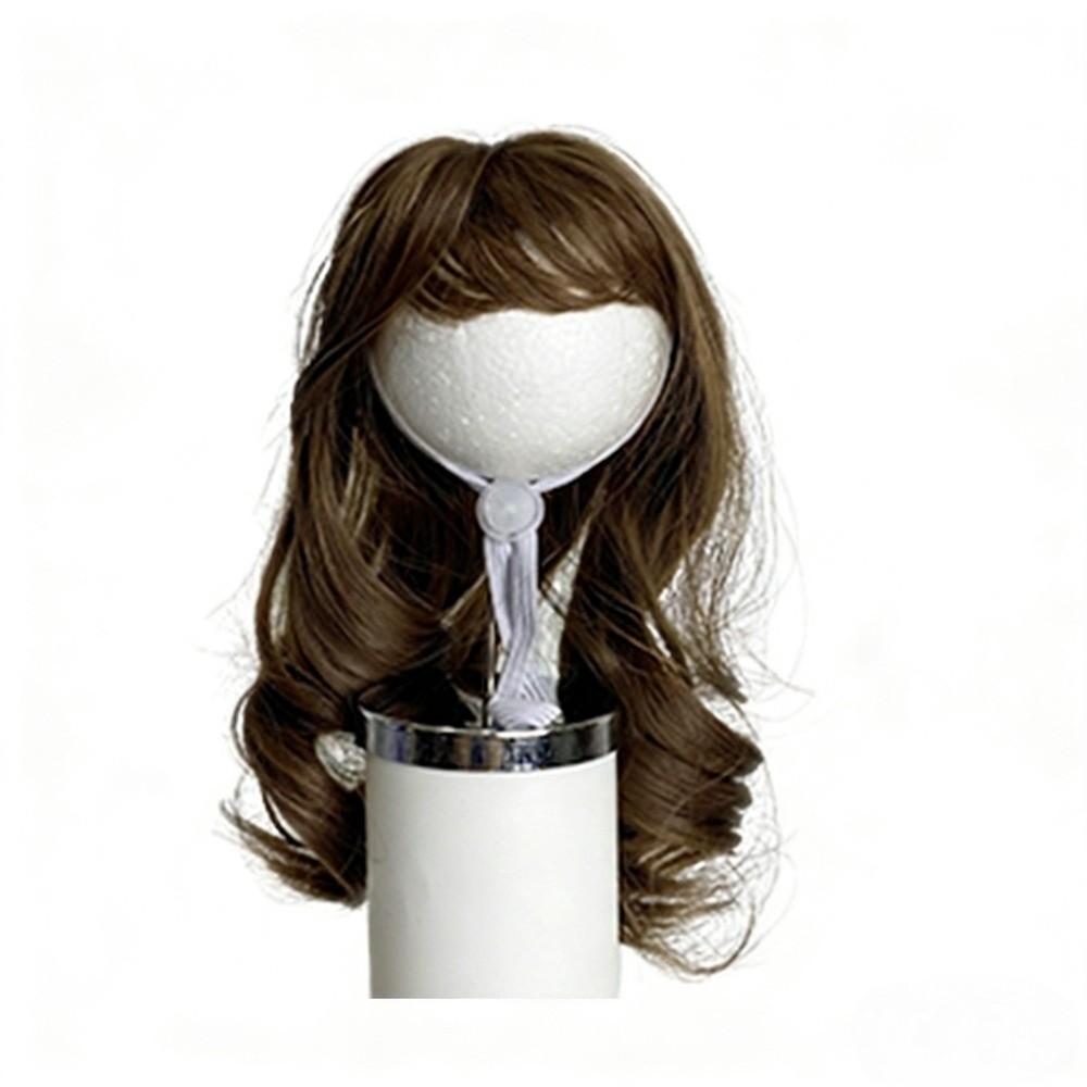 Comfortable To Wear Pet Bob Wig with Bangs Dogs Cats Cosplay Wigs Cat Fake Hair Dress Up Event