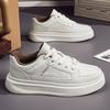 Men's Shoes New Plaorm Casual White Shoes Spring Fashion Outdoor Sports Board Shoes Low Top Comfortable Trendy Shoes Men