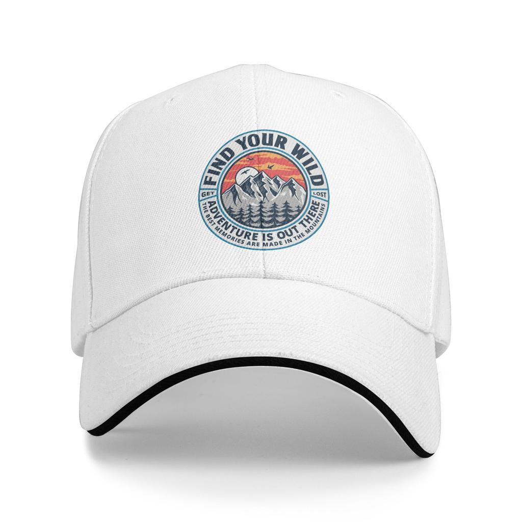 Personalized Mountain Camping Adventure Camper Baseball Cap Hip Hop Unisex WoUnisexs Adjustable Dad Hat Autumn Snapback Caps