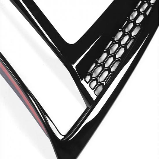 Яркая черная накладка на противотуманную фару для Honda CRV CR-V 2024 2025