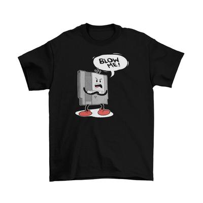 Футболка Blow Me для NES Картридж Унисекс Хлопок Взрослый Игра Видеоигра Ретро Новая