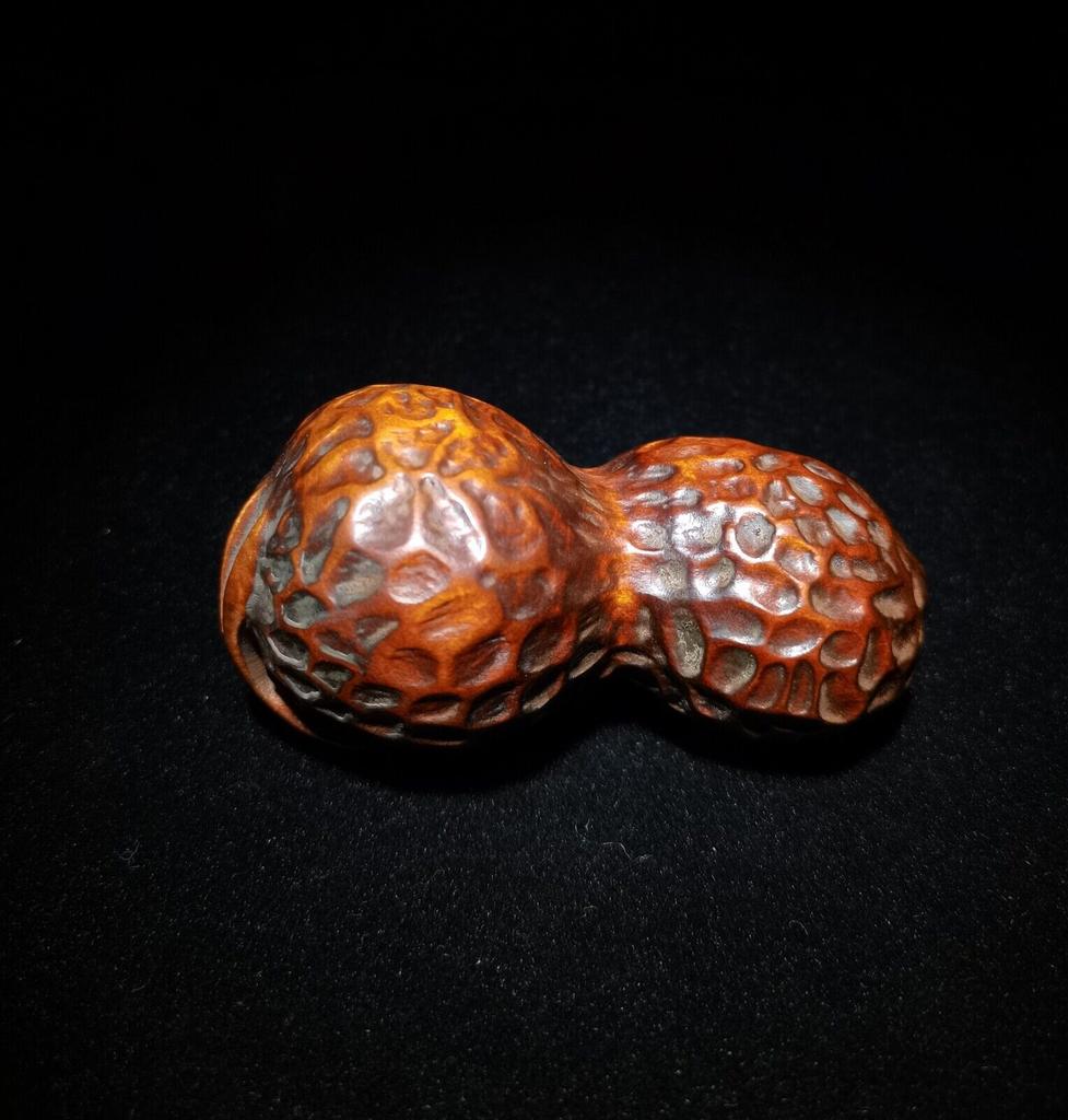 Антикварная Винтажная Китайская Резьба по Самшиту Изысканная Статуэтка Арахиса Скульптура Декор