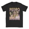 Pedro Pascal Vintage 90s Style T-Shirt Men Novelty Pure Cotton Tee Shirt Crewneck Short Sleeve T Shirt Graphic Tops