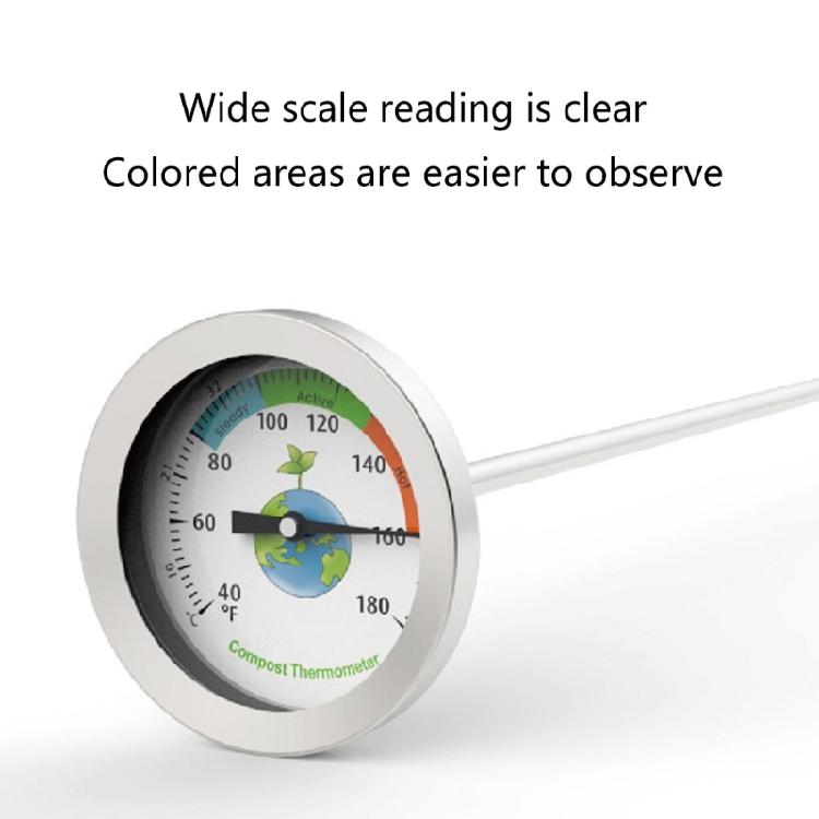 Precisions Temperature Measurement with Long Metal Probe Soil Thermometer