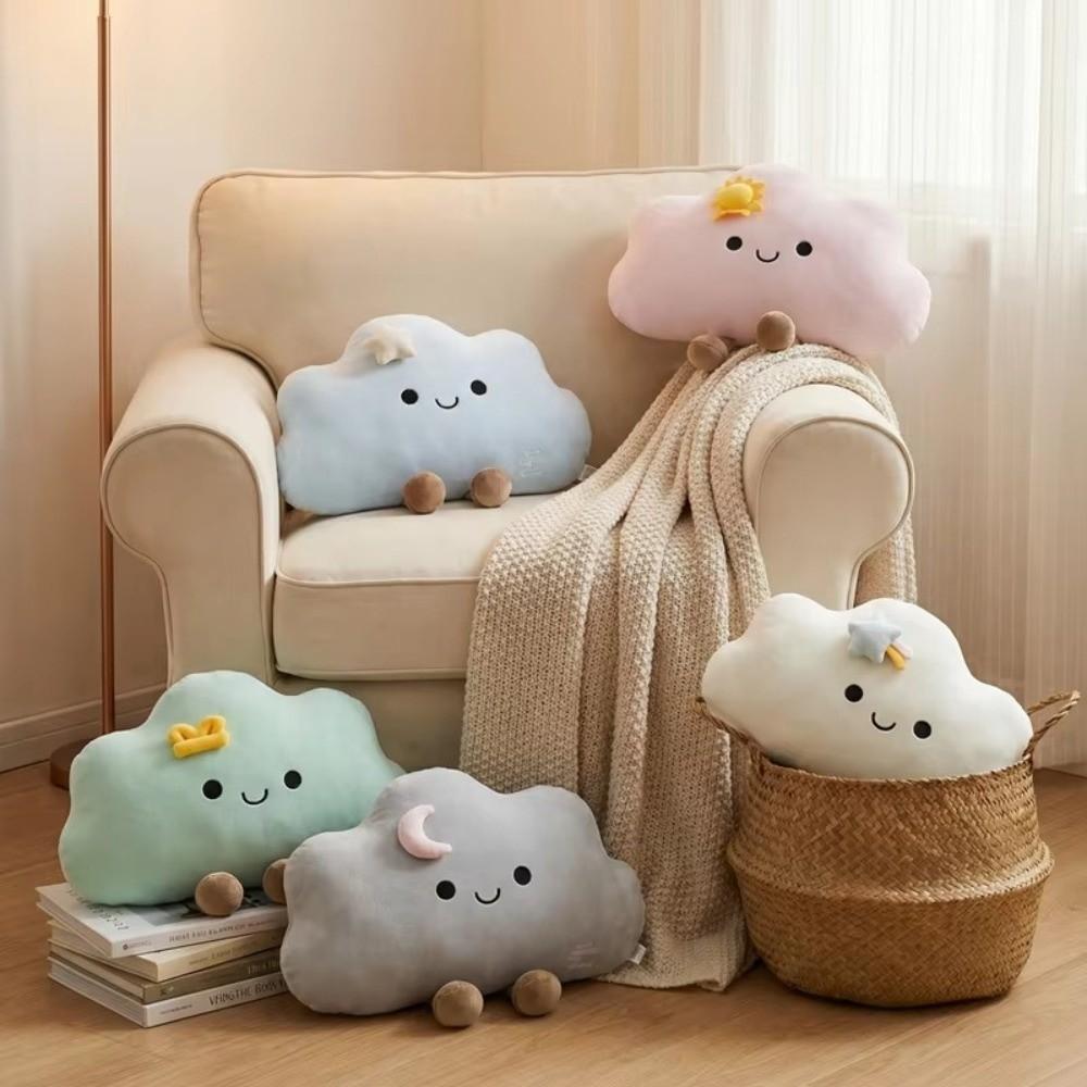 55x45CM Plush Throw Pillow Fluffy Soft Sofa Cushion Creative Cloud Plush Toy Bedroom