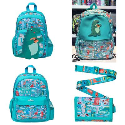 Школьный рюкзак большого размера Smiggle для учеников начальной школы - Легкий, с двойными плечевыми лямками, повседневный дизайн для улицы
