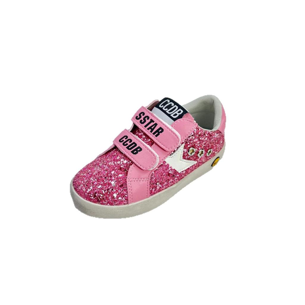 5078 Новые Сезоны Корейский Стиль Звездные Кроссовки для Девочек, Модная Повседневная Обувь на Мягкой Подошве