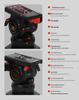 Гидравлическая штативная головка TX-V12L PLUS и алюминиевый штатив - Сплав вещательного качества