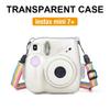 [Film Lab] Instax Mini 7+ Transparent Case Camera Protective Case with Strap CAA02