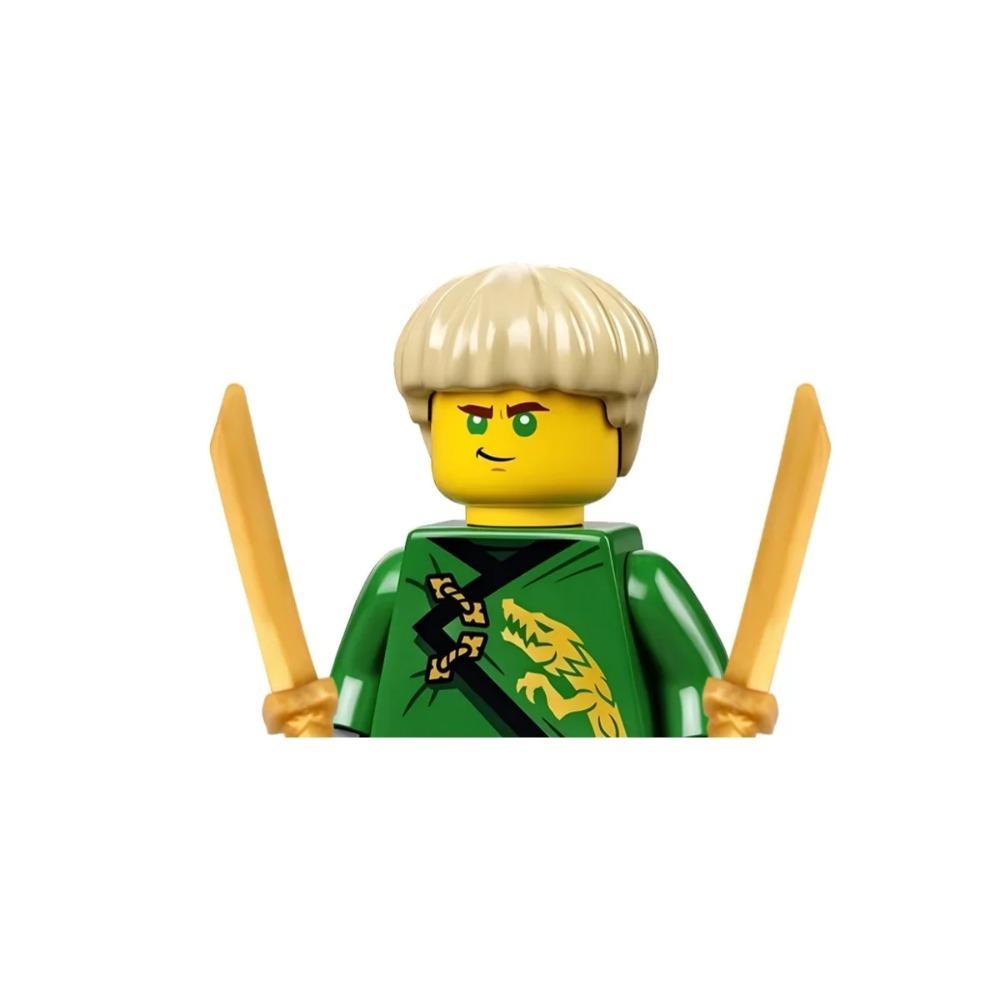 Набор Ниндзя Конструктор Драконы Огненного Леса Запретная Пятерка Мини Фигурки Игрушки