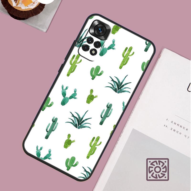 Чехол Растение Кактус Для Xiaomi Redmi Note 14 13 12 11 10 15 Pro Plus Redmi 15 13 13C 10C 12C 14C 15C Чехол