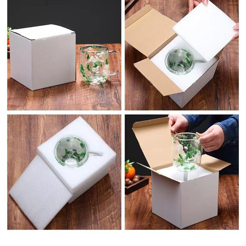 Изолированные чайные чашки для активного отдыха, идея подарка, стеклянная чашка с двойными стенками, кружки из боросиликатного стекла