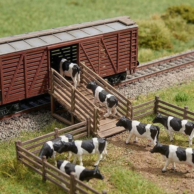 10 шт. 1:Реалистичные модели коров в масштабе 1:87, игрушка, миниатюрное украшение для дома и классной комнаты, животное с фермы из АБС-пластика