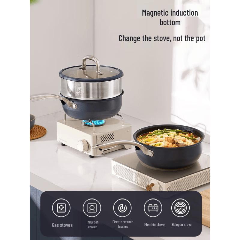 COOKER KING 20 см Непригорающая кастрюля для молока с маifan-камнем