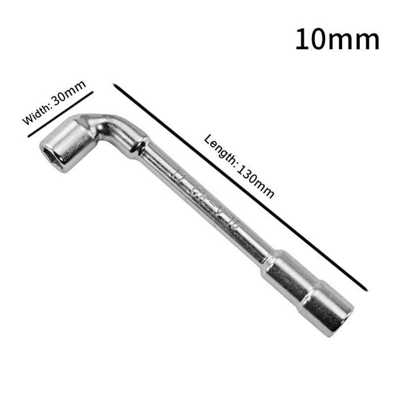 Инструменты для оборудования Зеркальный перфорированный Г-образный торцевой ключ с 7-образной фрезерной головкой Ручной трубный ключ