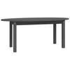 Coffee Table Gray 110x55x45 cm Solid Pine Wood