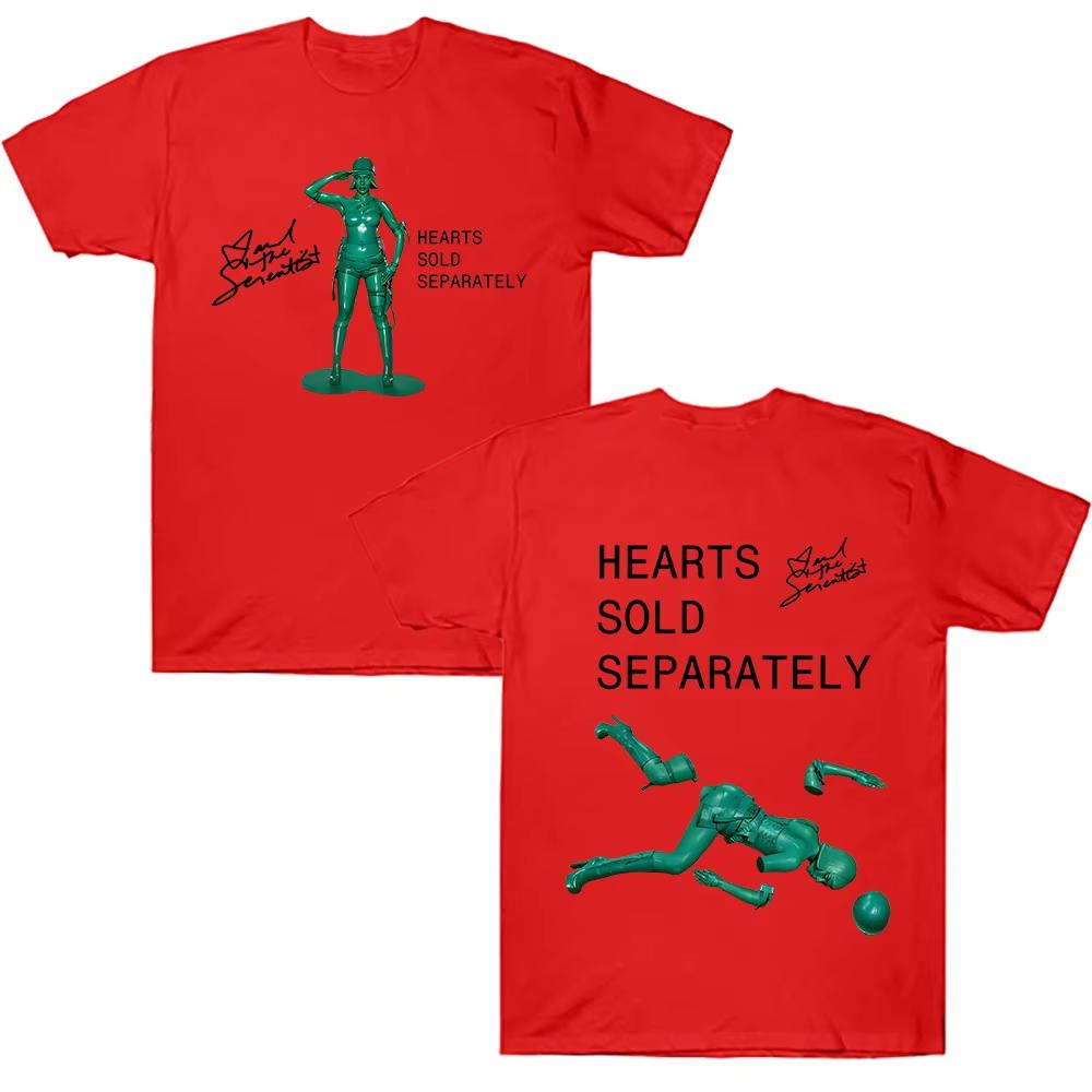 Mariah The Scientist T Shirt Hearts Sold Separately New Album Graphic Tees Women Cotton Oneck Short Sleeve Clothing Unisex Y2K