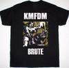 Футболка KMFDM с коротким рукавом Хлопок Черная Женская Мужская Все Размеры