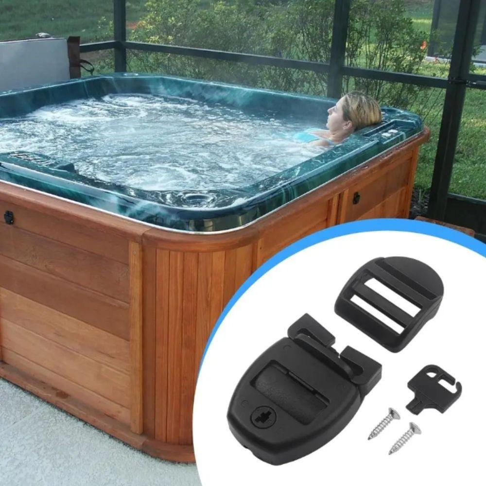 Secure Key Lock Spa Cover Lock Replacement Kit Heavy Duty Hot Tub Lid Lock For Spa Covers