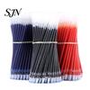 Smooth Writing Gel Ink 50PCS 0.5mm Pen Refills, Needle And Conical Tip Universal Replacement Calligraphy Practice Inserts Pigment Based for