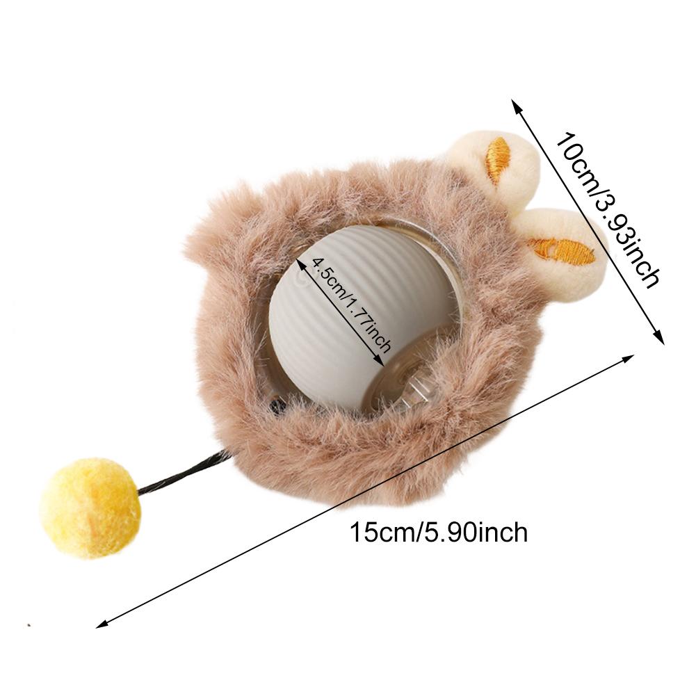 Новое поколение игрушек для кошек Speedy Tail 2.0, умный интерактивный игрушечный мяч для кошек, двухскоростная регулировка, автоматически движущийся игрушечный мяч для кошек