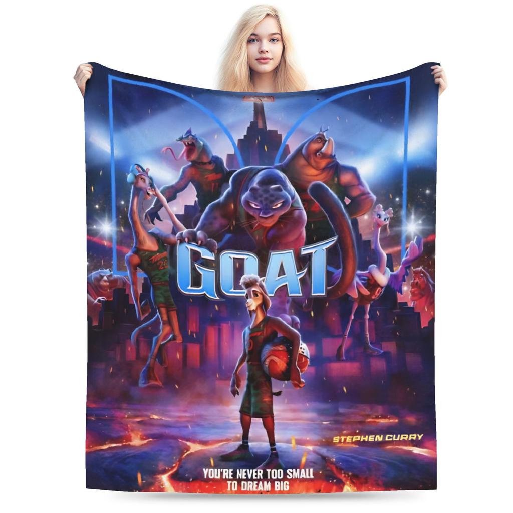 GOATed Will Harris basketball cartoon Print Blanket For Men Women Super Soft Throw Blankets for Couch 50x60 Inches Multi-size
