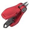 Gomexus Line Cutter Fishing Scissors SHARKBITE with Pin-On Reel Stainless Steel Nipper for 0.8PE to 80lb PE Line Red