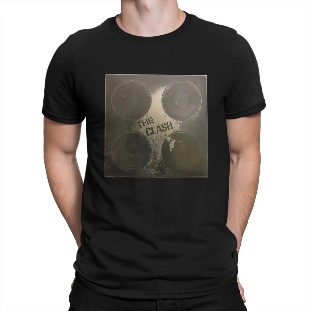 T-The Clashs Newest TShirt for Men Complete Control Round Neck Basic T Shirt Distinctive Birthday Gifts OutdoorWear