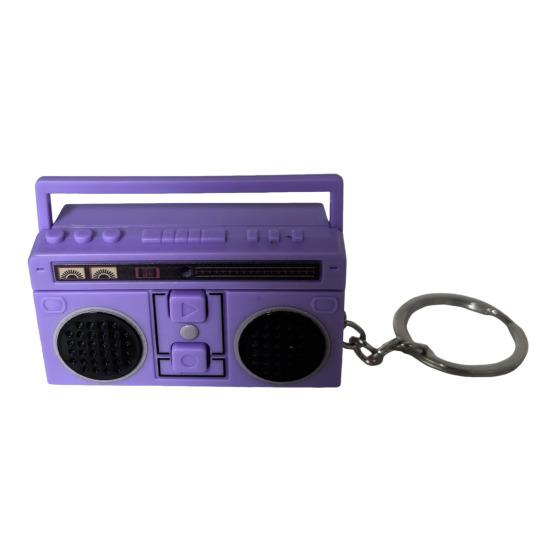 Мини-диктофон брелок ретро-магнитофон брелок записываемый винтажный брелок кулон рюкзак подвесной аксессуар