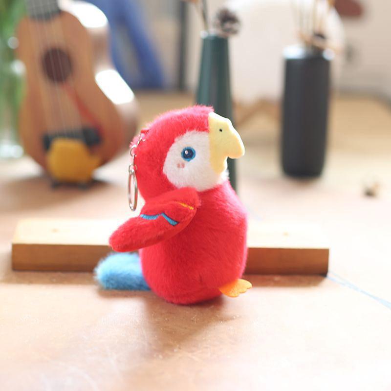 1 шт. брелки с попугаем в виде пингвина, мультяшные птицы, плюшевая подвеска, брелок для ключей, аниме, милая девушка, кавайные украшения для комнаты, праздничные подарки, игрушки