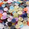 Round 2 Hole Resin Button Sewing Fit Scrapbooking Apparel Crafts Diy Decoration 24PCS