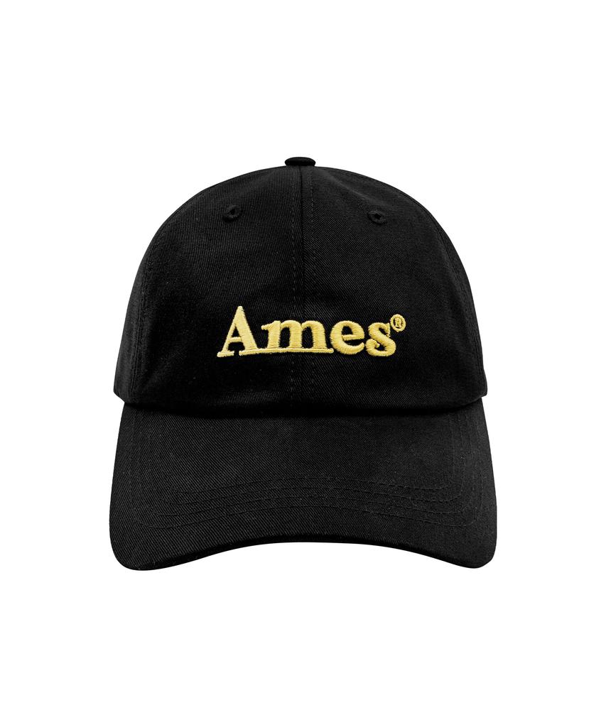 Кепка с базовым логотипом AMES-WORLDWIDE Черная(желтый)