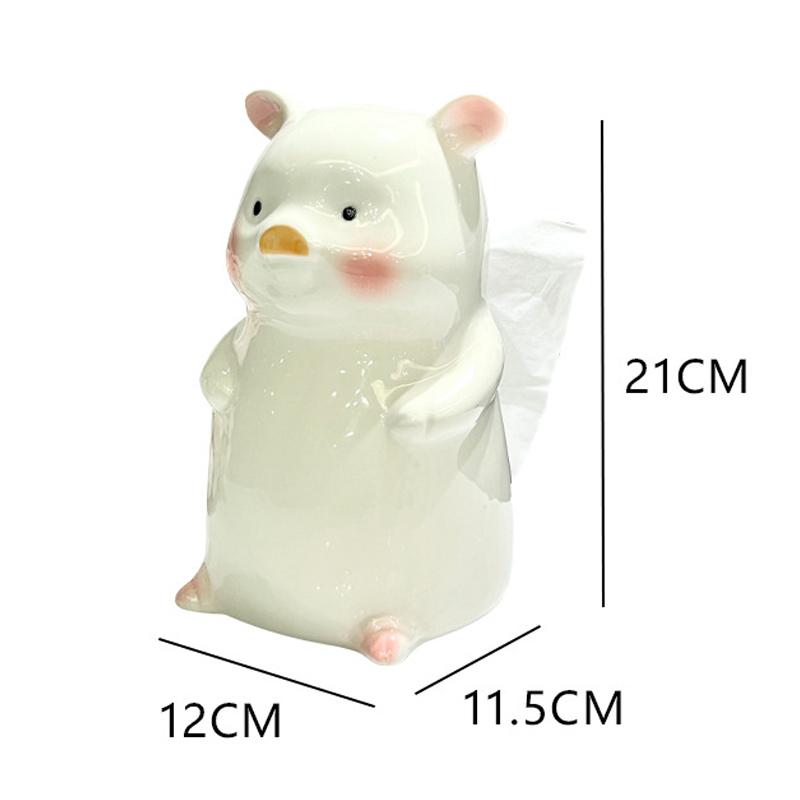 Серебряный Кролик Керамическая Коробка для Салфеток Органайзер для Бумажных Салфеток Держатель для Салфеток Бумажные Коробки Хранение Салфеток Органайзер Декор Поделки