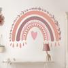 Cartoon Boho Rainbow Wall Sticker Children Room Decor For Kids Room Bedroom Girls Gift Living Room Home Decoration Wall Decals