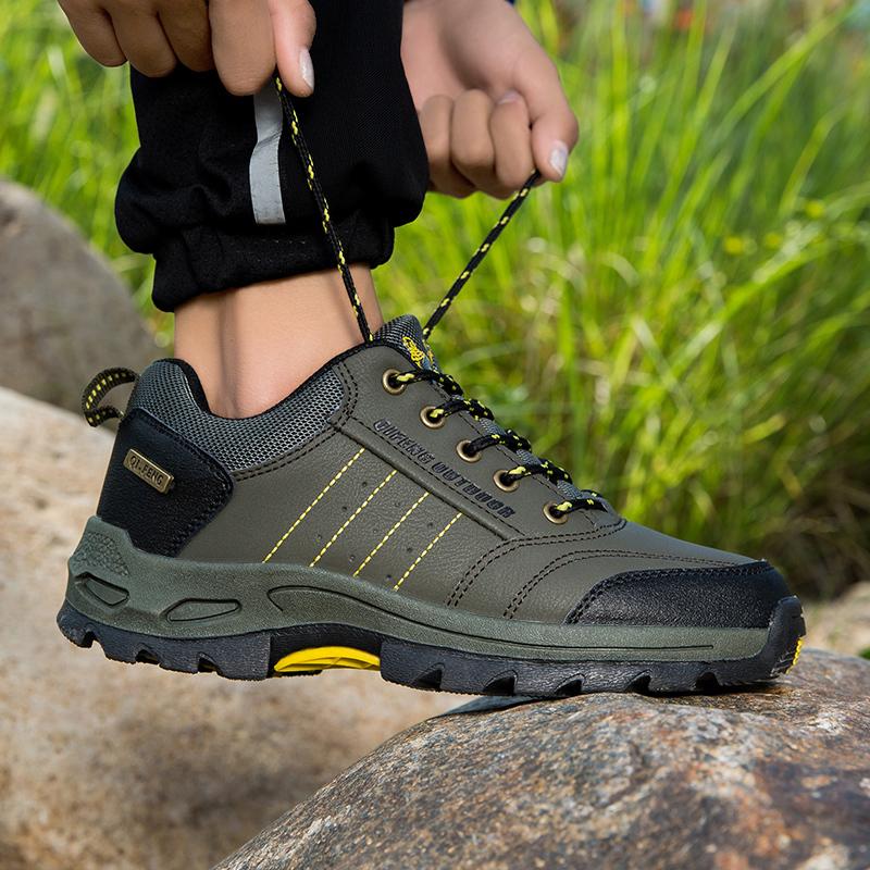 Уличная обувь для бездорожья. Уличная туристическая обувь. Дышащая мужская обувь. Нескользящая износостойкая подошва. Удобная внутренняя дышащая верхняя часть.