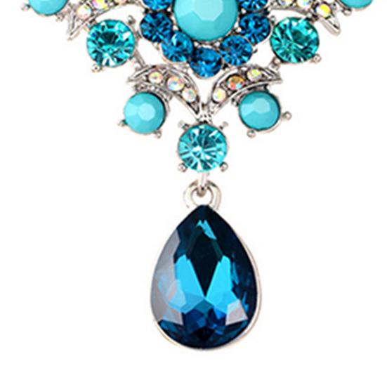 Brooch Portable Flower Pattern Brooch for Meeting