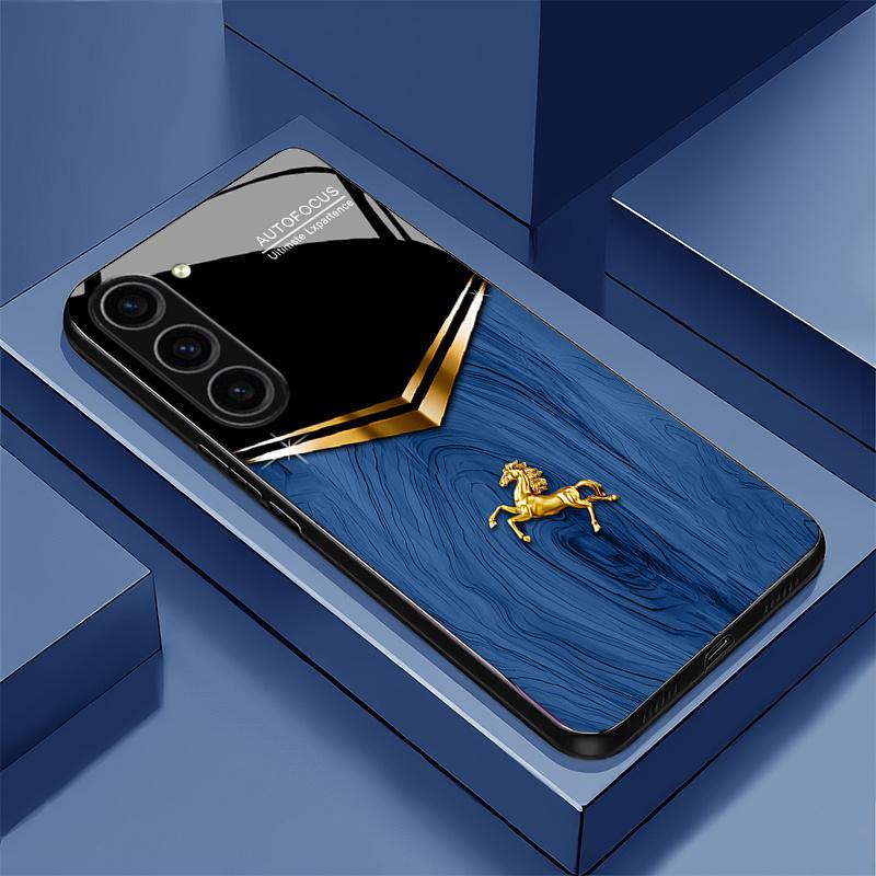 Модные чехлы для телефонов Горячая Распродажа чехол s26 ultra Стеклянный чехол для телефона для Samsung Galaxy S26 S25 S24 S23 S22 FE Ultra Plus Для мужчин девушек