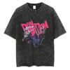 Attack Anime Scout Washed Distress Harajuku Titans Top T-Shirt T-Shirt Graphic T-Shirt Season 3 Group Crew Neck