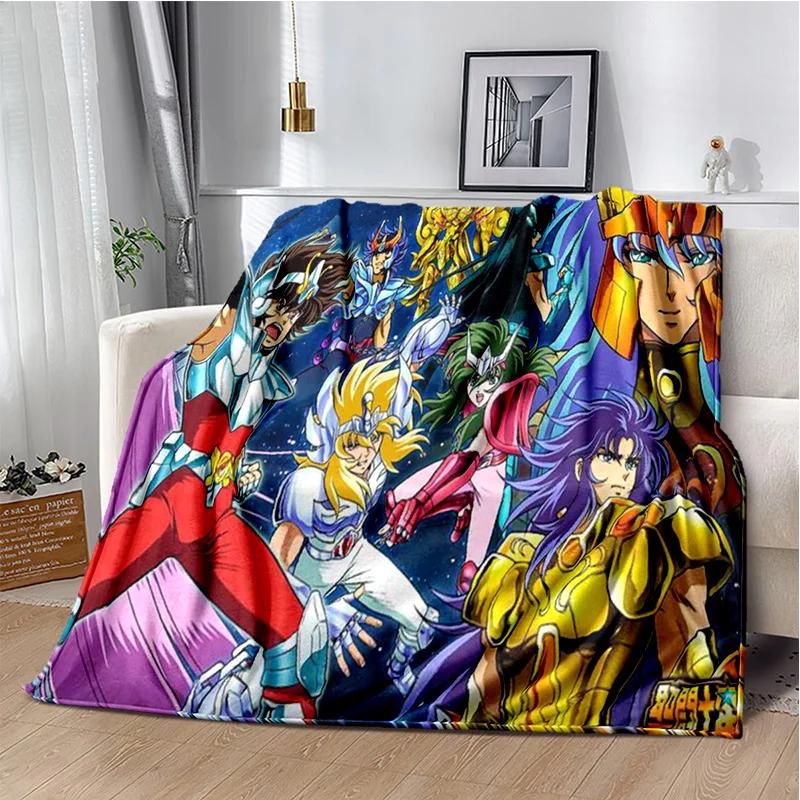 3D Ретро Saint Seiya одеяло с героями мультфильмов, мягкое одеяло для дома, спальни, кровати, дивана, пикника, путешествия, офиса, одеяло, детское одеяло