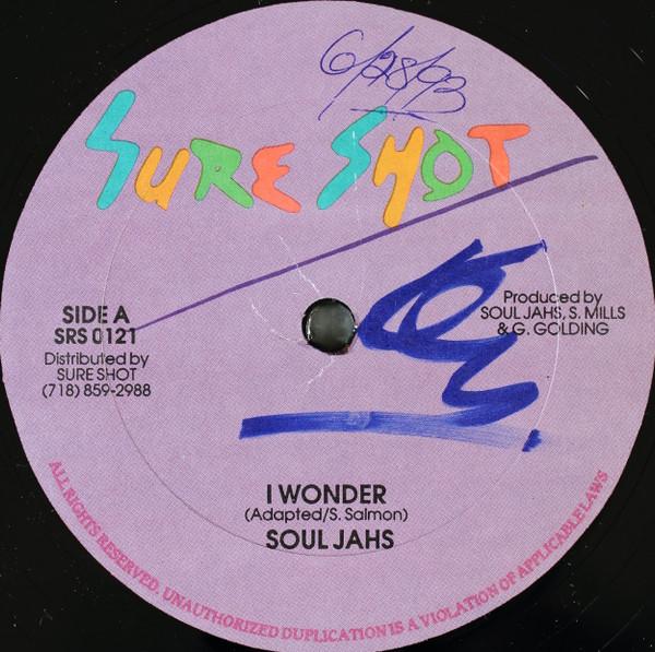 12-дюймовая пластинка SOULJAHS I Wonder SRS0121 Sure Shot Ямайка Регги Ска Даб Б/у